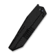 We Knife Co Ltd Collinear Flipper Knife Black Titanium Handle And Endcap 3.67inch Black Stonewashed Bohler M390 Blade
