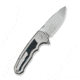 We Knife Co Ltd Starlash Flipper Knife Polished Bead Blasted Titanium Handle With Arctic Storm Fatcarbon Fiber Inlay 3.97inch Hand Rubbed Satin Bohler M390 Blade