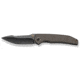 We Knife Co Ltd Ryson Thumb Stud Knife Bronze Titanium Handle 3.33inch Polished Gray Bohler M390 Blade