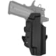 We the People Holsters Kydex OWB Paddle Holster, Colt 1911 5in No Rail, Optic Cut, Right Hand, Black, OWB-R47-1000-R
