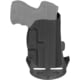 We the People Holsters Kydex OWB Paddle Holster, Heckler&amp;Koch VP9, Optic Cut, Right Hand, Black, OWB-R39-1000-R