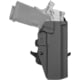 We the People Holsters Kydex OWB Paddle Holster, Springfield XD Mod.2 Service 4in 9/40/45, Right Hand, Black, OWB-27-1000-R