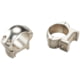 Weaver Cross Lock Rifle Scope Rings, 1in, Medium, Silver 49321