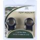 Weaver Detachable Top Mount Rifle Scope Rings, Gloss Black, 1in, X-High, 49080