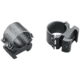Weaver Sure Grip Windage Adjustable Rings - 1in, High, Matte Black 49144