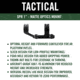 Weaver Thumbnut 1 in SPR Optics Mount, Matte Black, 48376