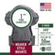 Weaver Windage Adjustable Rings, Medium, Matte, 7/8in Cross Slot 49318