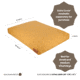 White Duck Dog Bed, Tan, 40inx28inx4in, FBA-PBT-3421
