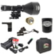 Wicked Hunting Lights W404iC LED White Night Hunting Light Kit, Black, W2078