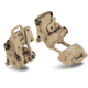 Wilcox G24 Night Vision Goggle Mount, Three Hole Shroud Standard/Lanyard/Cup, Tan, 28300G70-T