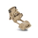 Wilcox G24 Night Vision Goggle Mount, Three Hole Shroud Standard/Lanyard/Cup, Tan, 28300G70-T