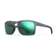Wiley X WX Founder Active 6 Sunglasses, Captivate Polarized Green Mirror/Matte Graphite Fr, AC6FND07