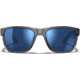Wiley X Active 6 Ovation Matte Sunglasses, Capture Polar Blue Mirror, Crystal Dark Grey Lens, AC6OFN19