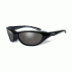 Wiley X Airrage Bifocal Prescription Sunglasses, Gloss Black Frame, 696FBI