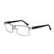 Wiley X Axis Safety Glasses, Matte Silver/ Gloss Black Frame, No Polarized Lens, WSAXI03