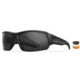 Wiley X Changeable Series Breach XL 2.5 Sunglasses, Rust Lens, CHBRCRXL