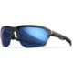Wiley X Changeable Series Jakl Captivate Non-Pol Sunglasses, Gloss Crystal Grey Frame, Blue Mirror Lens, CHJKL09