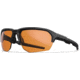 Wiley X Changeable Series Jakl Captivate Non-Pol Sunglasses, Matte Black Frame, Grey Clear Rust Lens, CHJKL08