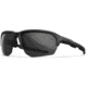 Wiley X Changeable Series Jakl Captivate Non-Pol Sunglasses, Matte Black Frame, Grey Lens, CHJKL02