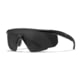 Wiley X Changeable Series Saber Advanced Safety Glasses, Matte Black Frame, Grey Lens, 302