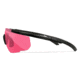 Wiley X Changeable Series Saber Advanced Safety Glasses, Matte Black Frame, Grey Light Rust Vermillion Lens, 309