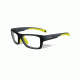 Wiley X Crush Bifocal Prescription Sunglasses, Matte Grey / Neon Yellow Frame, YFCRS04BI