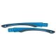Wiley X WX Gamer Replacement Temples,Gloss Black/Metallic Blue YFGAM02T