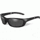 Wiley X P-17 Black OPS Tactical Sunglasses - Smoke Grey Lens / Matte Black Frame P-17M