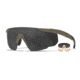 Wiley X Saber Advanced, Matte Tan Frame, Clear/Smoke Grey/Light Rust Lens, 308T