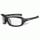 Wiley X Sleek Sunglasses-Matte Black Frame-Clear Lens CCSLE03