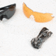 Wiley X Vapor Safety Sunglasses, 3 Lens Package, 1 Matte Black Frame w/Smoke Grey, Clear, Light Rust Lens, 3502