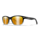 Wiley X WX HELIX Sunglasses, Captivate Polarized Bronze Mirror Lens/ Gloss Black, AC6HLX04
