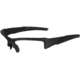 Wiley X WX Valor Replacement Parts - Black Ops Matte Black Frame Only w/accessories, No Lens, CHVAL01F