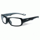 Wiley X Youth Force Gamer Sunglasses,Matte Black/Dark Silver,Clear Lens YFGAM01