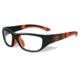 Wiley X Victory Bifocal Prescription Sunglasses, Matte Black w/Dragon/Sonic Orange Frame, YFVIC04BI