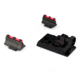 Williams Gun Sight WGRS Fire Sight Peep Set, Marlin 336, 1894, 1895, Black/Red, 70018