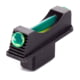 Wilson Combat Colt Python/Anaconda Front Sight, Snag-Free, Black/Green Fiber Optic, 1053FOG180