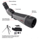 Winchester Supreme Optics W20-60x80mm Spotting Scope, Angled, Black/Gray, WQ-SS-SPRM13-20-60x80