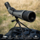 Winchester Supreme Optics W20-60x80mm Spotting Scope, Angled, Black/Gray, WQ-SS-SPRM13-20-60x80