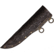Windlass Viking Huntsmans Hadseax Knife, 4.25 satin finish stainless blade, Brown wood and sculpted bone handle, 404538