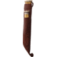 Wood Jewel Big Double Curly Birch Knife Set, 13in Overall w/ 8.25in Blade, 8in Overall w/ 3.63in Carbon Steel Blade, Curly Birch Handle, Leather Sheath, 23LL