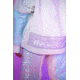 Woodpecker Teddy Fleece Track Pants, Cream, L, WPU002B-CRE-L