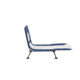Woods Portable Quick Set-up Folding Adjustable 2-in-1 Camping Lounger/Cot, Navy, CTI0765535N