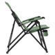 Woods Siesta Folding Reclining Padded Camping Chair, Spray, CTI0765868S