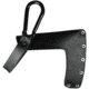 WOOX FORTE Heavy Duty Blade Sheath w/ Carabiner, Black, BU.SHT005.01
