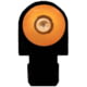 XS Sight Systems Big Dot Sight Tritium, Orange, S&amp;W J Frame/Ruger SP101/Fixed Rear, RV-0003N-3N