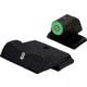 XS Sight Systems DXT2 Pro Big Dot Tritium Pistol Sight, S&amp;W M&amp;P &amp; M2.0 FS/Compact, Fron/Rear, Black, Green, Green, SW-X201S-5G