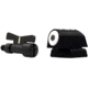 XS Sight Systems DXW Big Dot Pistol Tritium Night Sight, S&amp;W Auto's Adjustable Rear and Dvtl Front, Matte Black, Standard, SW-0013A-3