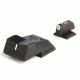 XS Sight Systems DXW Standard Dot for Colt Gov 5in, Novak Rear Suppressor Height, Tritium Front, White Stripe Rear NE-0017S-4