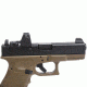 XS Sight Systems DXW Standard Dot for Glock Suppressor Height 17,19,22-24,26,27,31-36,38, Tritium Front, White Stripe Rear GL-0004S-4
